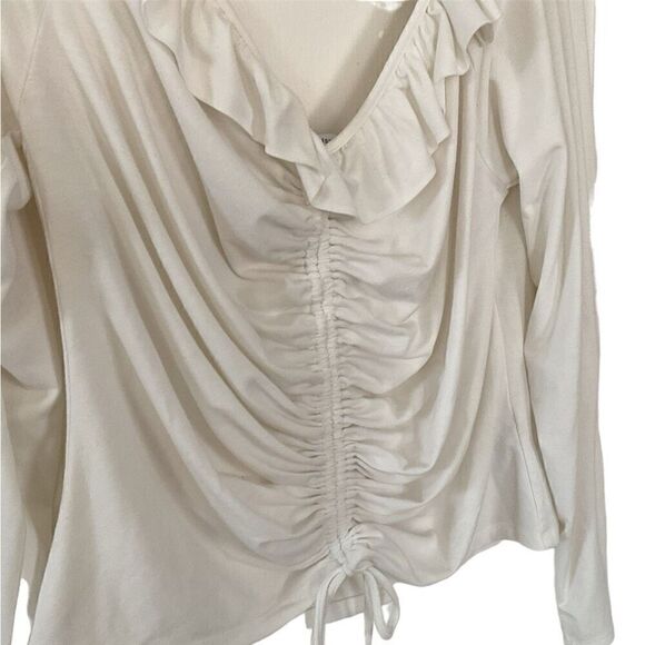 Forever 21 Off-White Boho Tee Top 3X - Picture 3 of 6